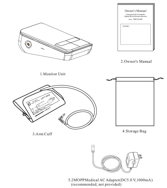SEJOY-DBP-62A4B-Arm-Type-Fully-Automatic-Digital-Blood-Pressure-Monitor-fig- (4)
