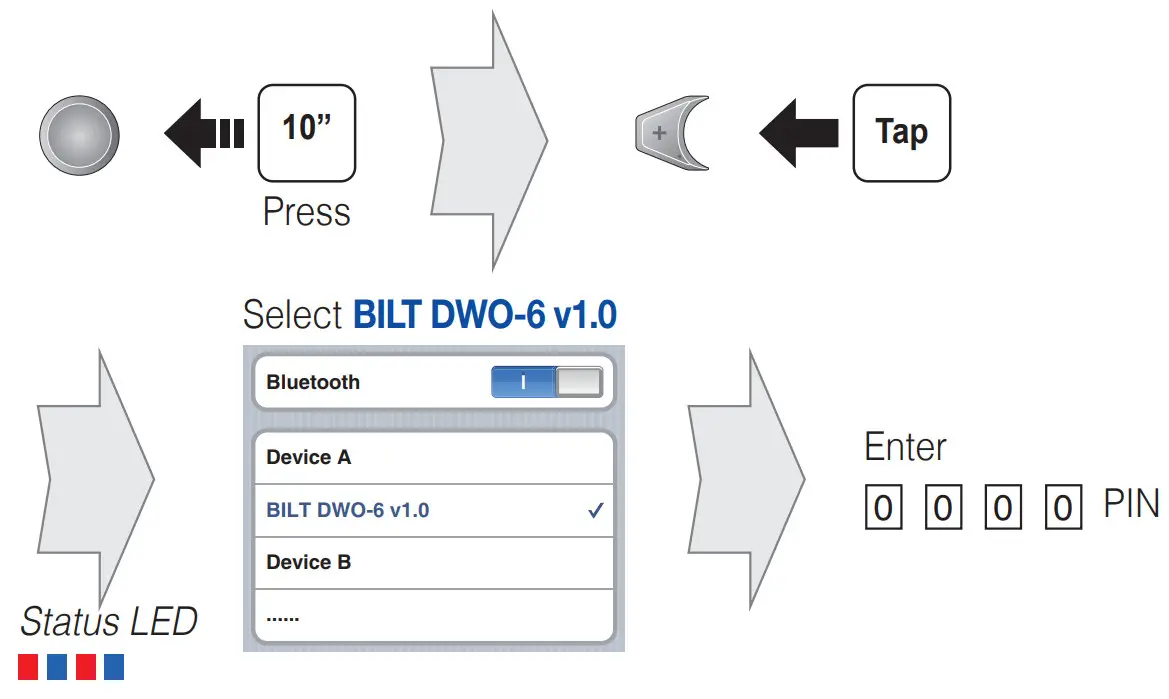 SENA DWO 6 Bluetooth Helmet Headset - Bluetooth Pairing