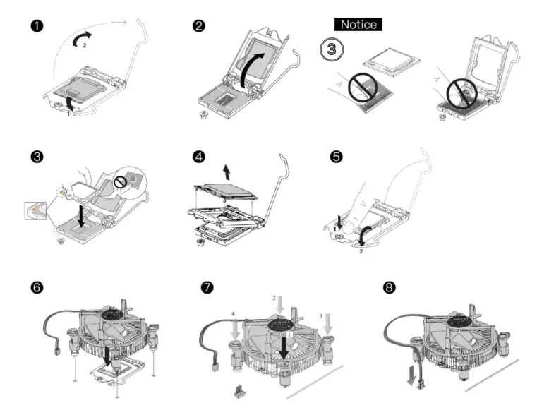 Install CPU & Fan