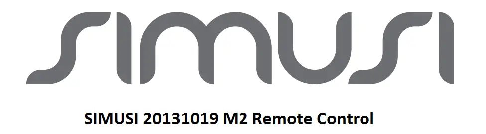 SIMUSI 20131019 M2 Remote Control 