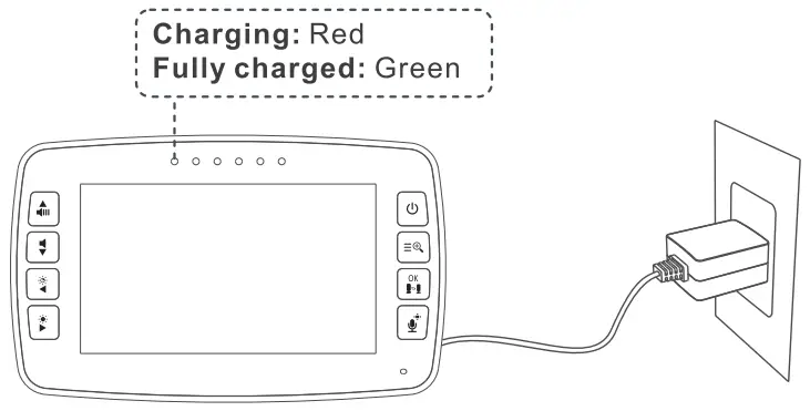 SM43A Digital Wireless Video Baby Monitor with 4 3 Inches Color Screen - fig4
