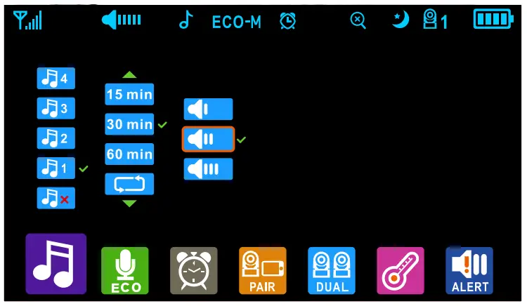 SM43A Digital Wireless Video Baby Monitor with 4 3 Inches Color Screen - fig6