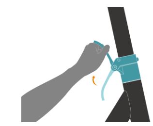 SOFLOW SO ONE PRO Electric Scooter User Manual - Secure the latch