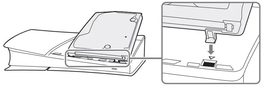 Attach the disc drive