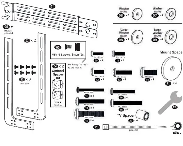 SOUNDBASS-ARC-Sonos-TV-Mount-FIG-4