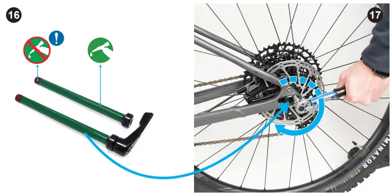 Install The Rear Wheel
