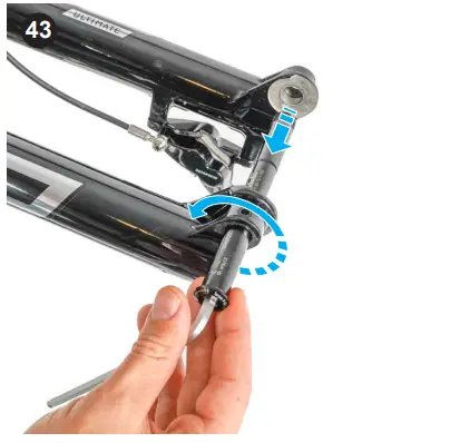 Install The Front Wheel 