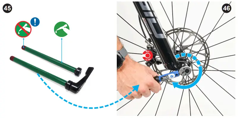 Install The Front Wheel 