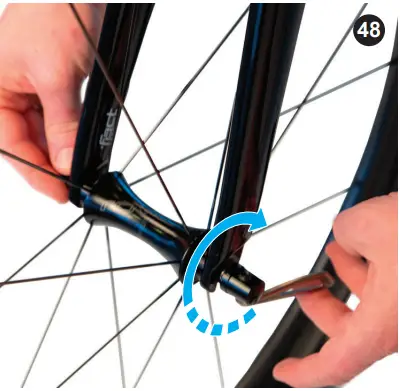 Install The Front Wheel 