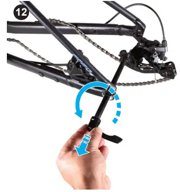 Install The Rear Wheel