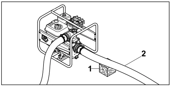 STIHL WP 600 Petrol Water Pump - Suction