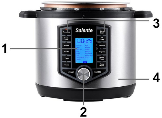 Salente Cuco II Multifunctional Cooker - APPLIANCE