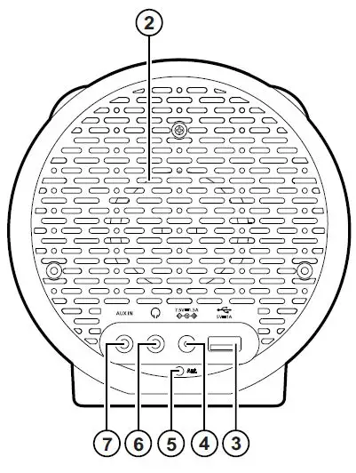 Sangean RCR-29 Analog Clock Radio with USB Phone Charging-fig- (3)