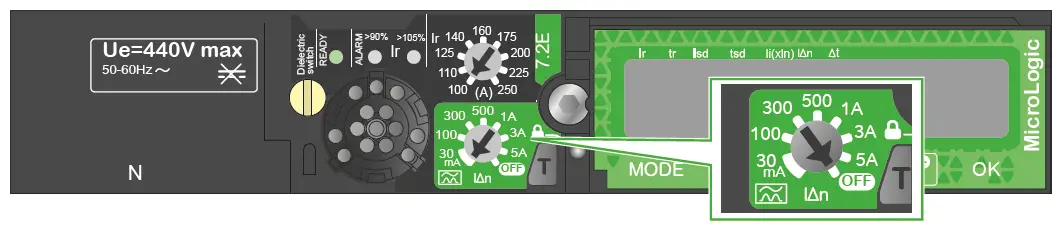 Schneider Electric ComPacT NSX100-250 MicroLogic 7.2 Trip Units 6