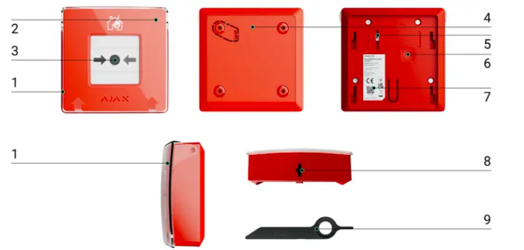 Functional elements
 Manua lCall Point 