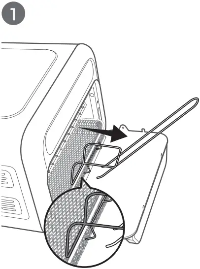 Removing a hot tray