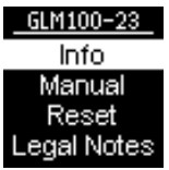 Info Menu