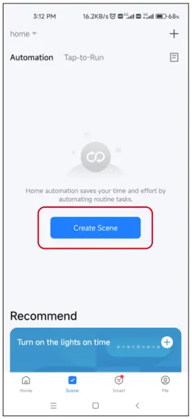 Scene creation