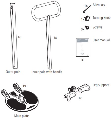 Supplied parts