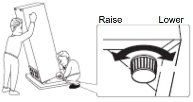 Procedure for adjusting