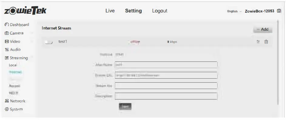 Internet Stream
