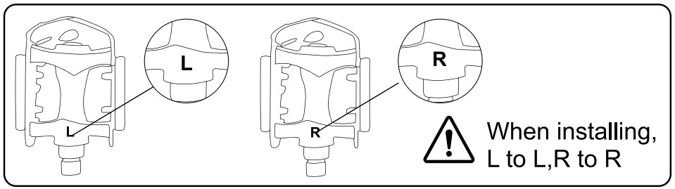 Install pedal