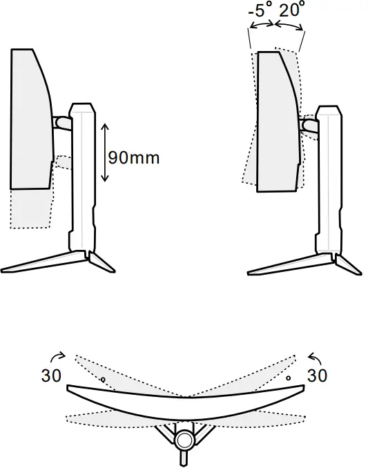 Adjusting the Monitor