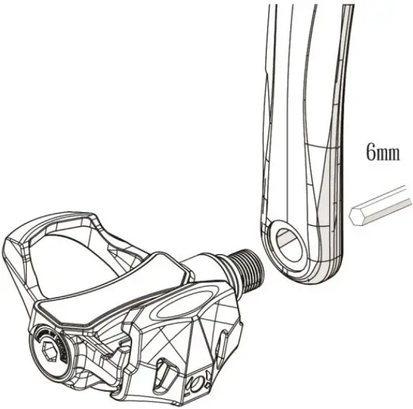 Pedal installation