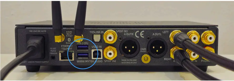 external DAC using