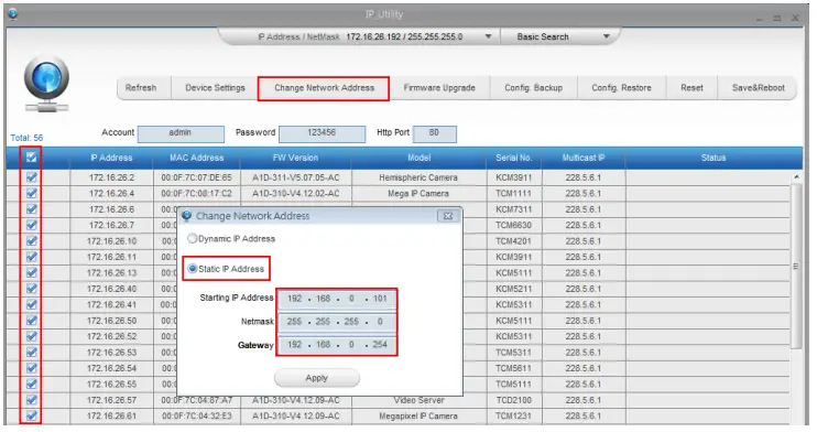 IP addresses