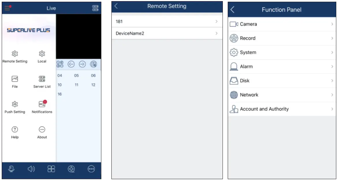 Remote Setting