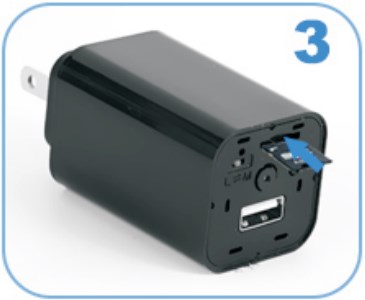Inserting SD Card