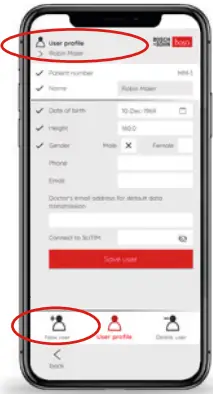 Creating a new user
