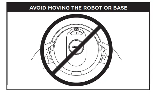 Shark 2500 Robot Vacuum - AVOID MOVING