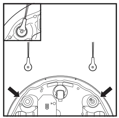Shark 2500 Robot Vacuum - SIDE BRUSHES
