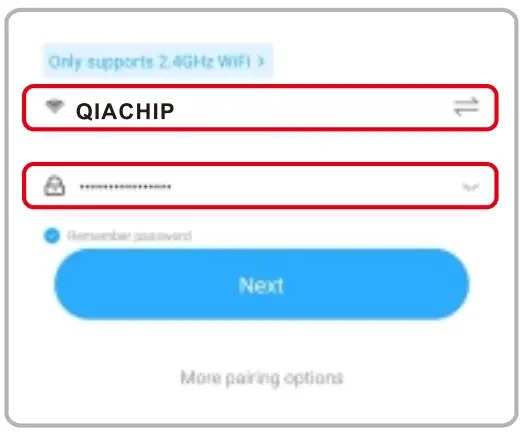Pairing with eWelink APP