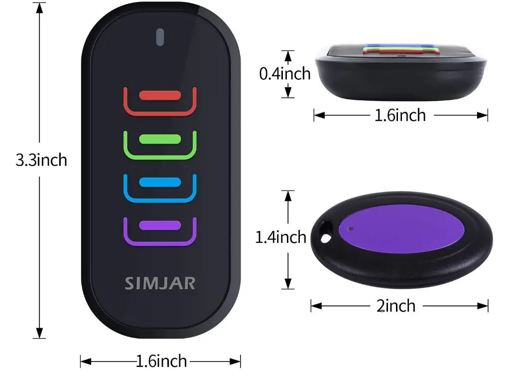 Simjar-QF04C-Wireless-Remote-Control-RF-Key-Finder-Locator-dimension