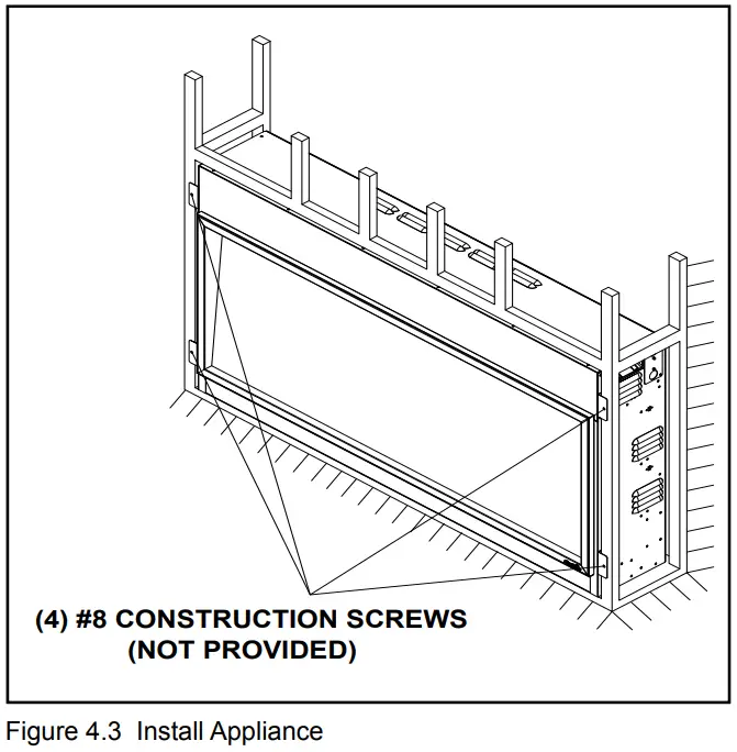 Installation into Construction Framing