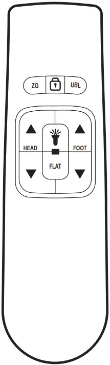Simplicity EDR 16438 Leggett Platt Remote Control A0