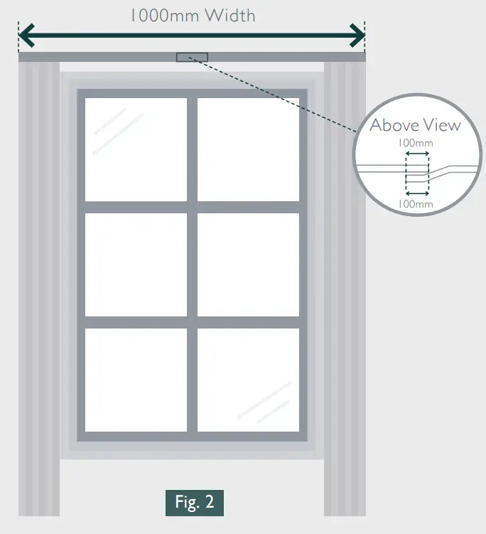Curtain Tracks With An Overlap