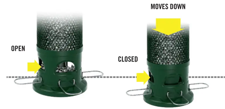 Squirrel Buster IMP-LEGACY-DEPLIANT2019 Legacy Squirrel Proof Bird Feeder - providing birds