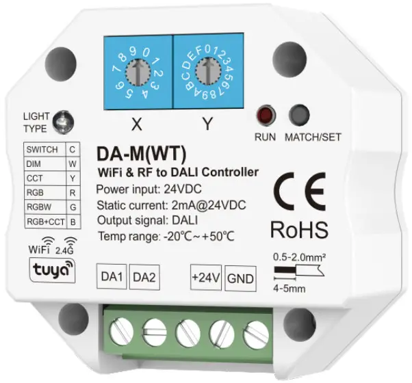 SuperLightingLED DA M WT 6 In 1 Tuya APP Cloud Control Wireless Remote Control - Features
