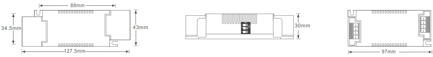 TECH PE N14DA DALI Dimmable LED Driver - fig1