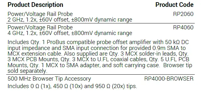 TELEDYBE LECROY DH-SI Oscilloscope Probes and Accessories 12