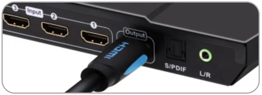 TESmart HSW0401A1U Port HDMI Switch - Teps 1