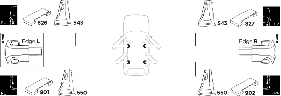 THULE -145295 -Roof -Rack- Fit -Kit - 05