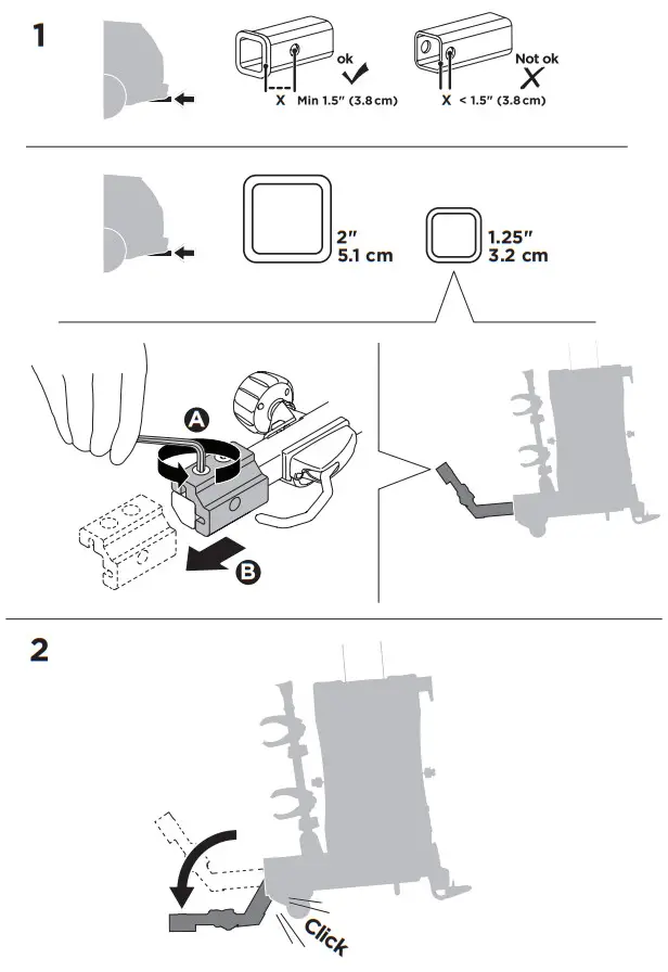 THULE 903202 EasyFold XT 2-Bike Platform Hitch Rack - Parts Included 2