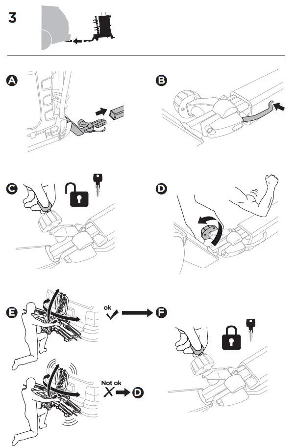 THULE 903202 EasyFold XT 2-Bike Platform Hitch Rack - Parts Included 3