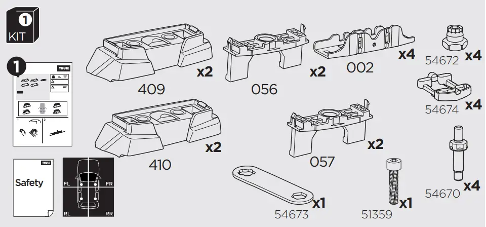 THULE-BMW-5-Series-Roof-Rack-System-fig-1