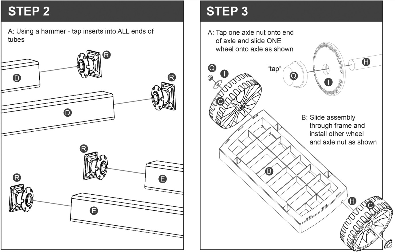 THeXCEPTIONAL EX600 Series Rolling Tool Toter with Load Toter Plate - fig 3